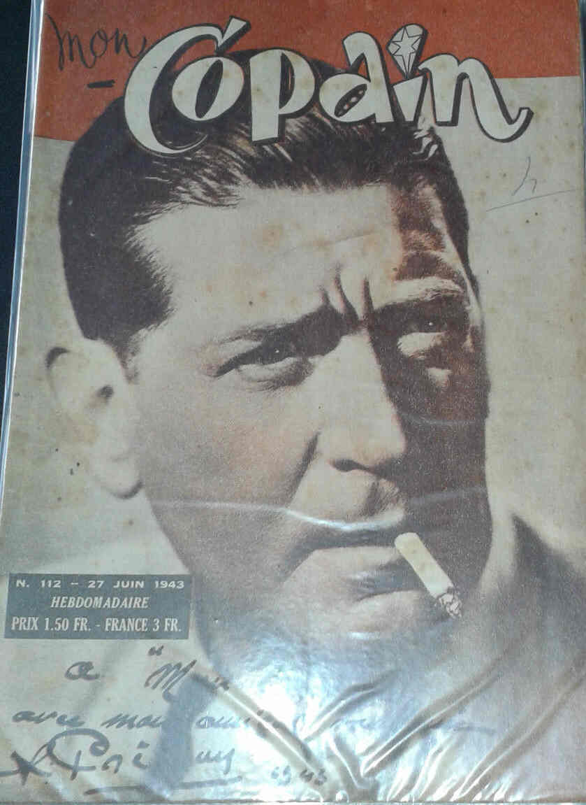 MON COPAIN magazine side cover Issue 112 27 June 1943