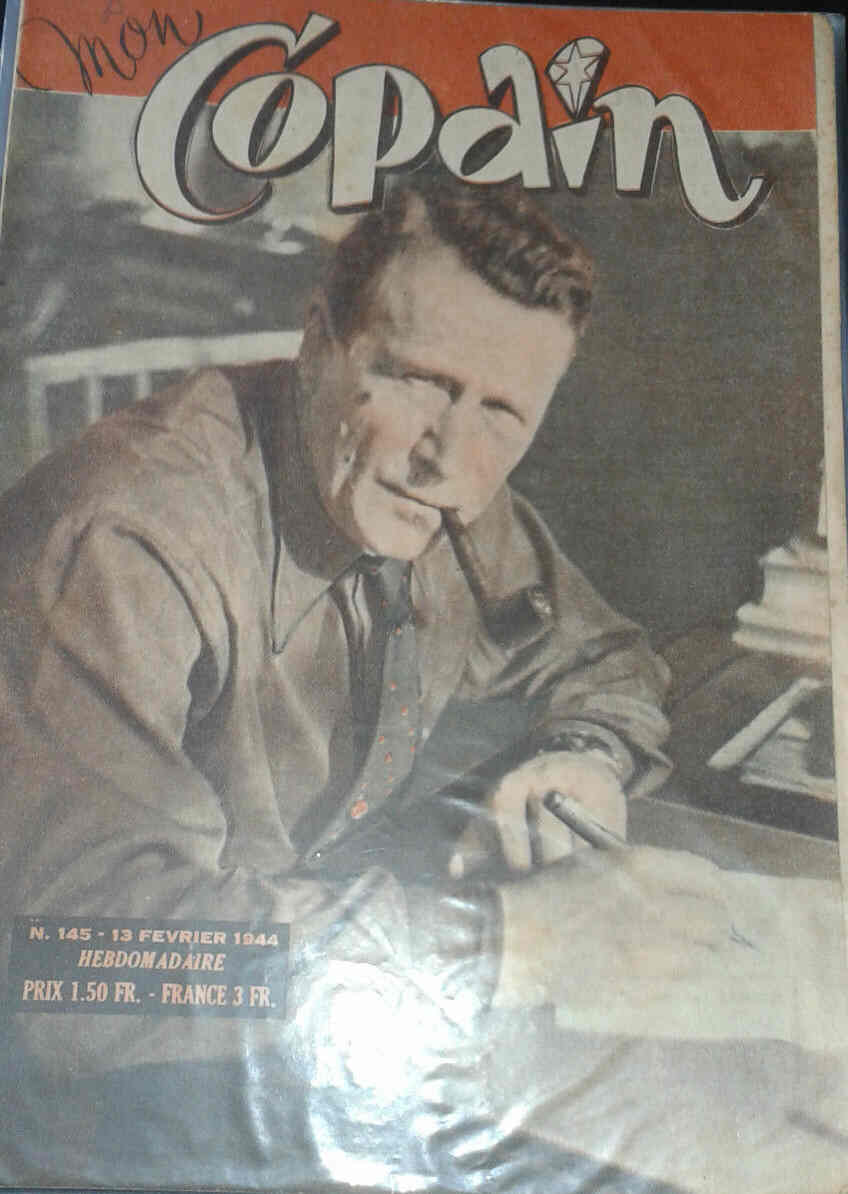 MON COPAIN magazine side cover Issue 145 13 February 1944