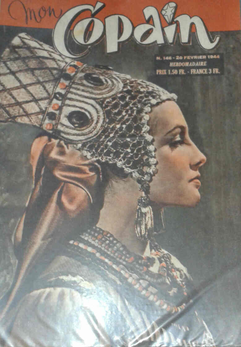 MON COPAIN magazine side cover Issue 146 20 February 1944