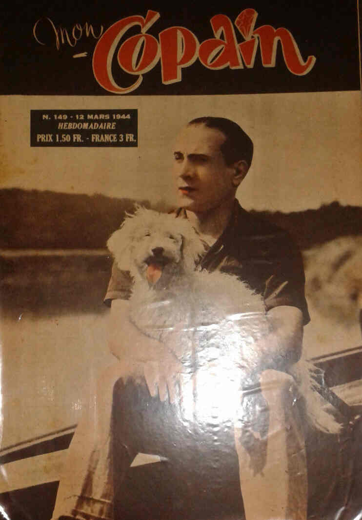 MON COPAIN magazine side cover Issue 149 12 March 1944