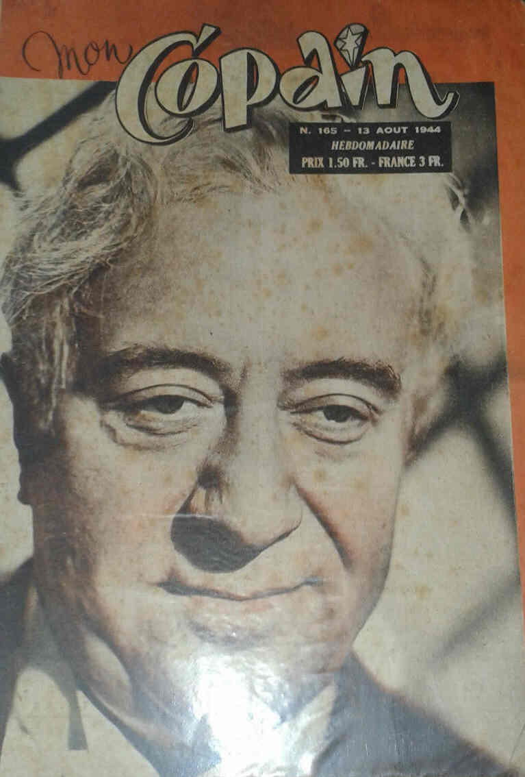 MON COPAIN magazine side cover Issue 165 13 August 1944