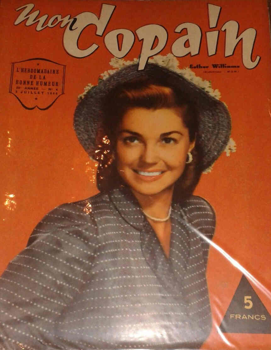 MON COPAIN magazine side cover 2 July 1949