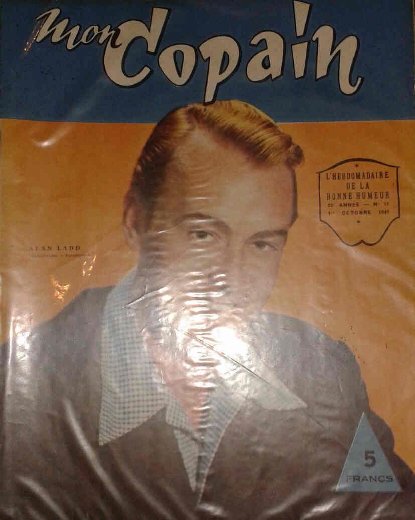 MON COPAIN magazine side cover 1 October 1949