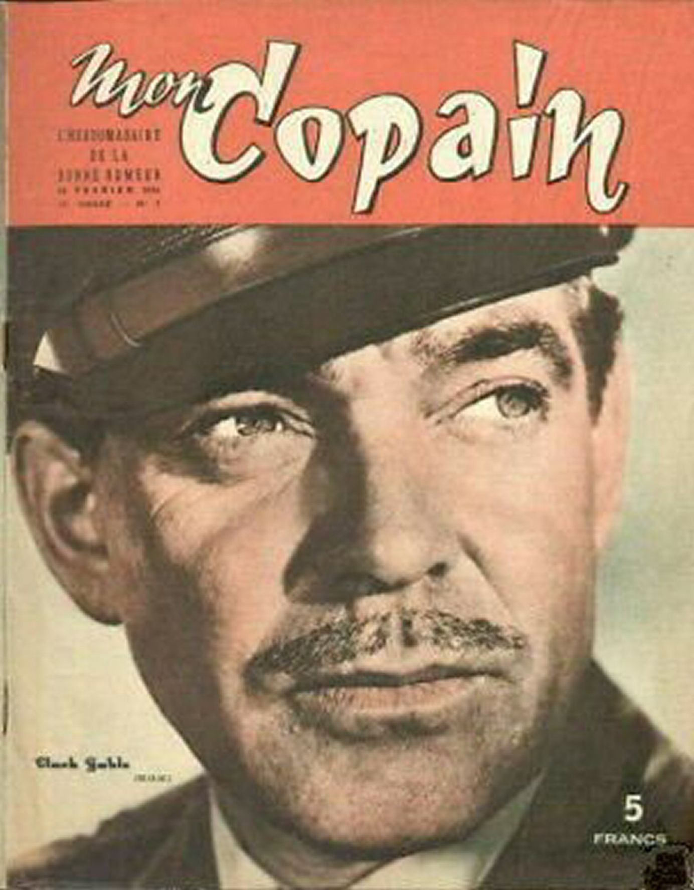 MON COPAIN magazine side cover Issue 7 18 February 1950