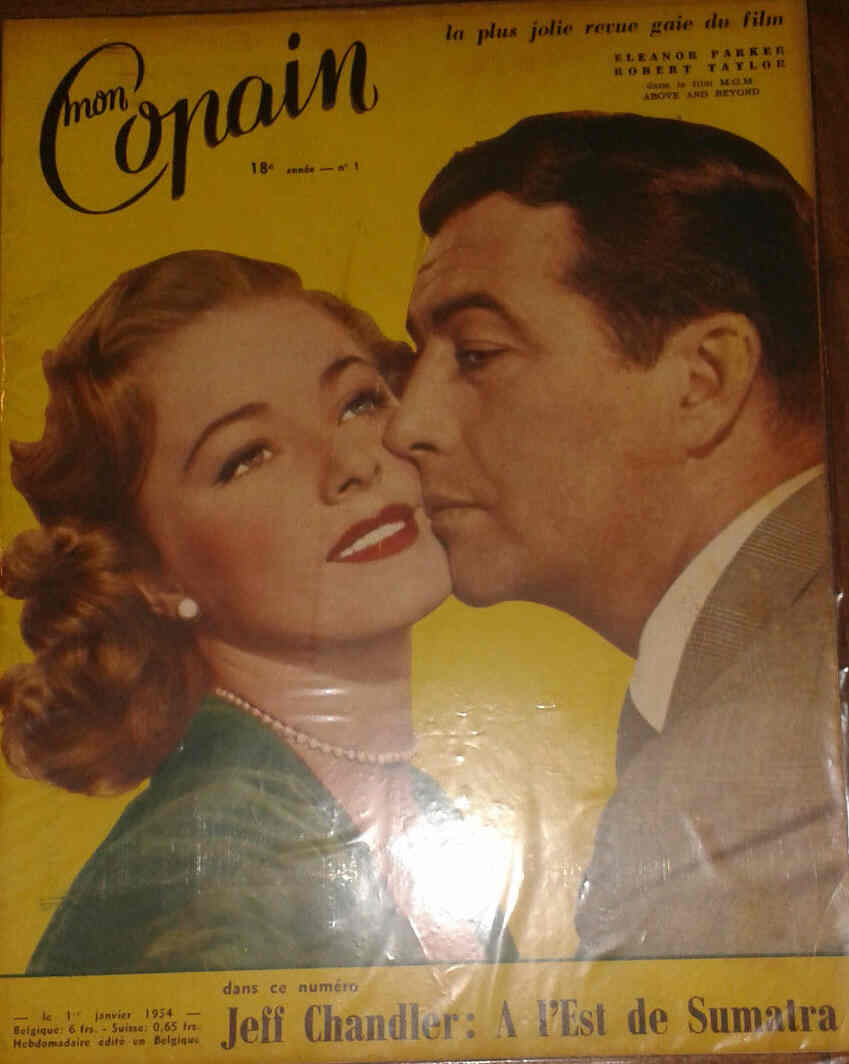 MON COPAIN magazine side cover 1 January 1954
