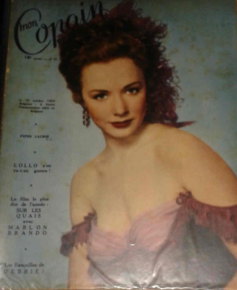 MON COPAIN magazine side cover 10 October 1954