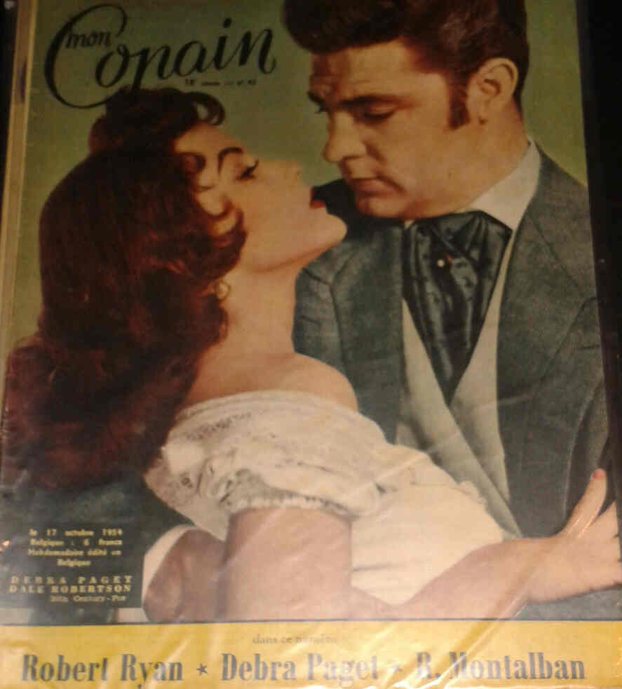 MON COPAIN magazine side cover 17 October 1954