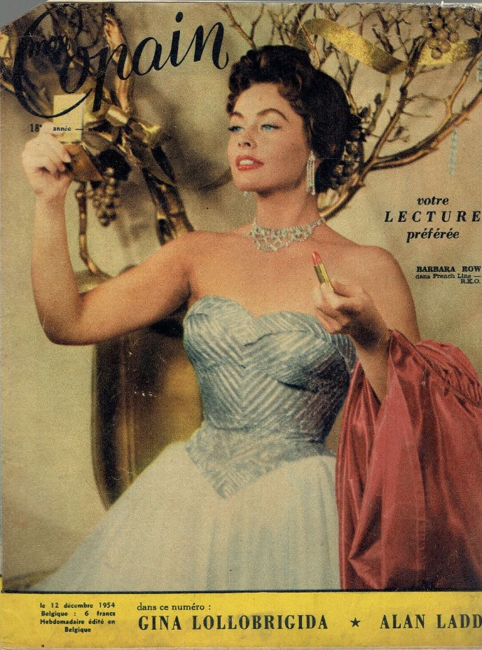 MON COPAIN magazine side cover 12 December 1954