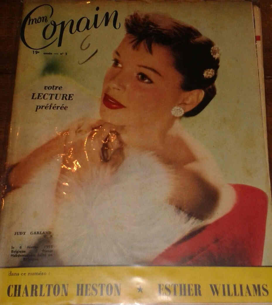 MON COPAIN magazine side cover 6 February 1955