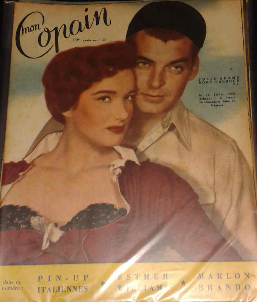 MON COPAIN magazine side cover 12 June 1955