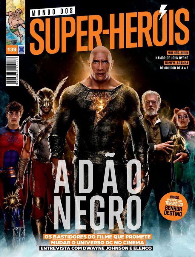 MUNDO DOS SUPER HEROIS magazine side cover Issue 139   