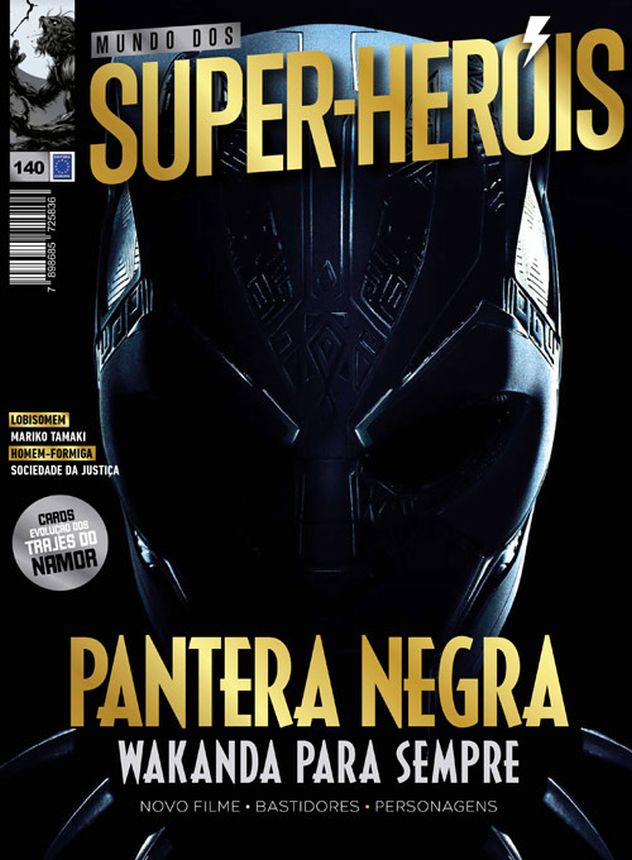 MUNDO DOS SUPER HEROIS magazine side cover Issue 140   