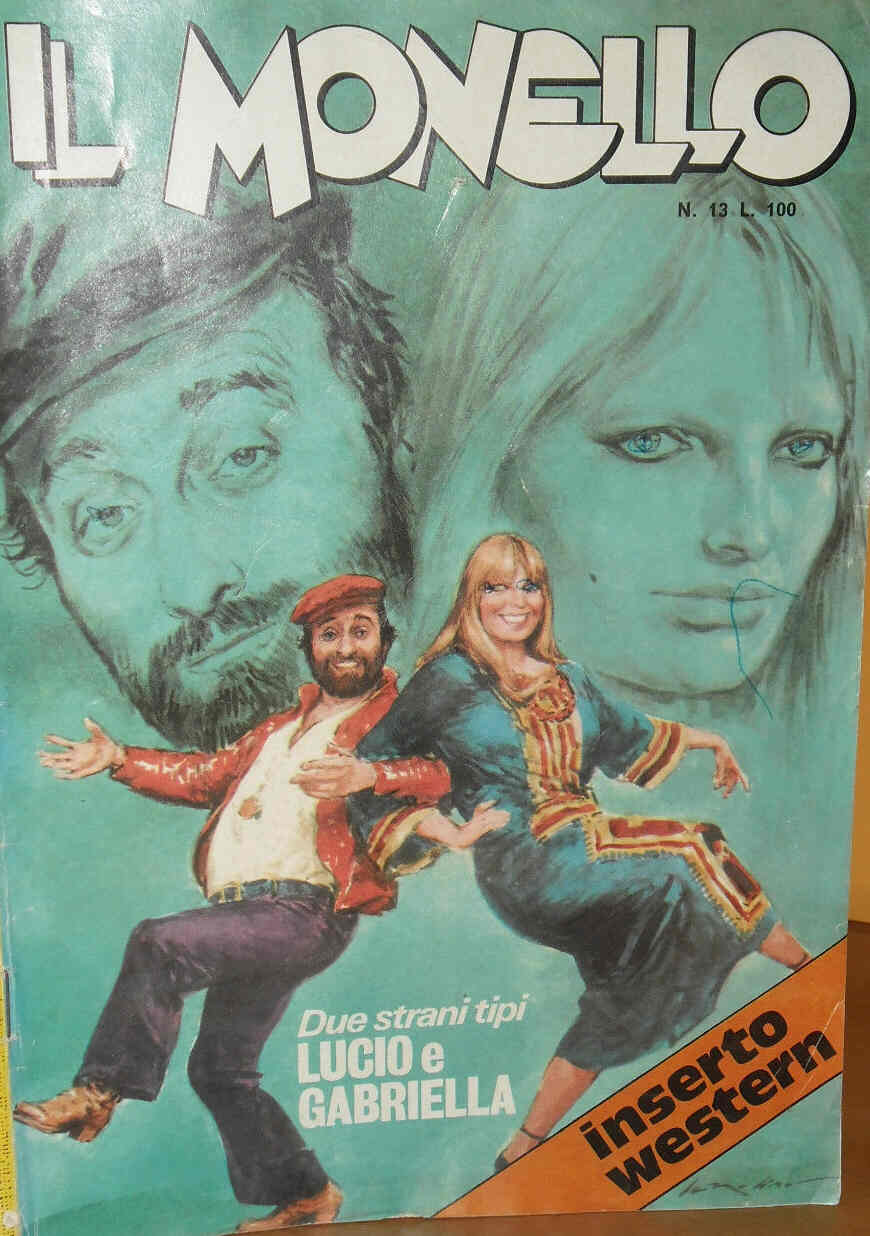 IL MONELLO magazine side cover Issue 13 29 March 1973
