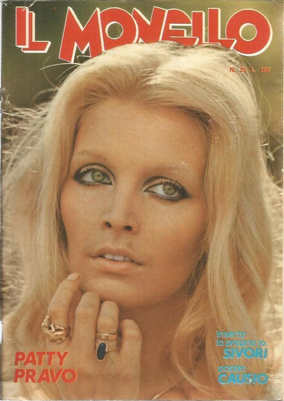 IL MONELLO magazine side cover Issue 25  June 1974