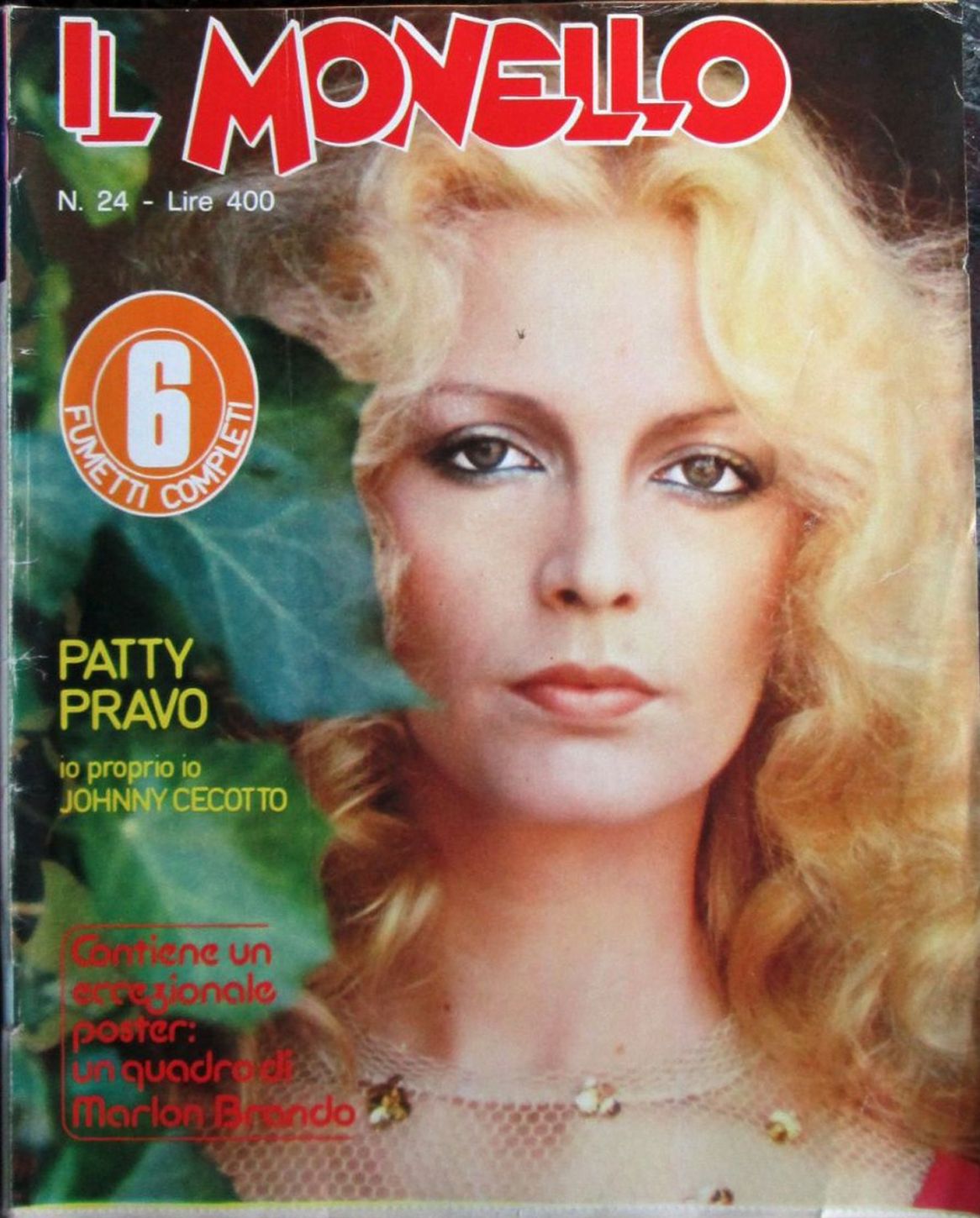 IL MONELLO magazine side cover Issue 24 16 June 1978