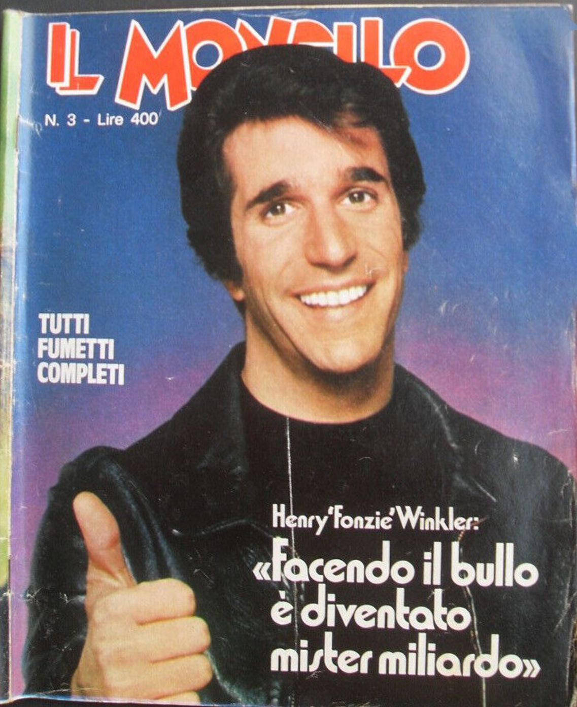 IL MONELLO magazine side cover Issue 3   1979
