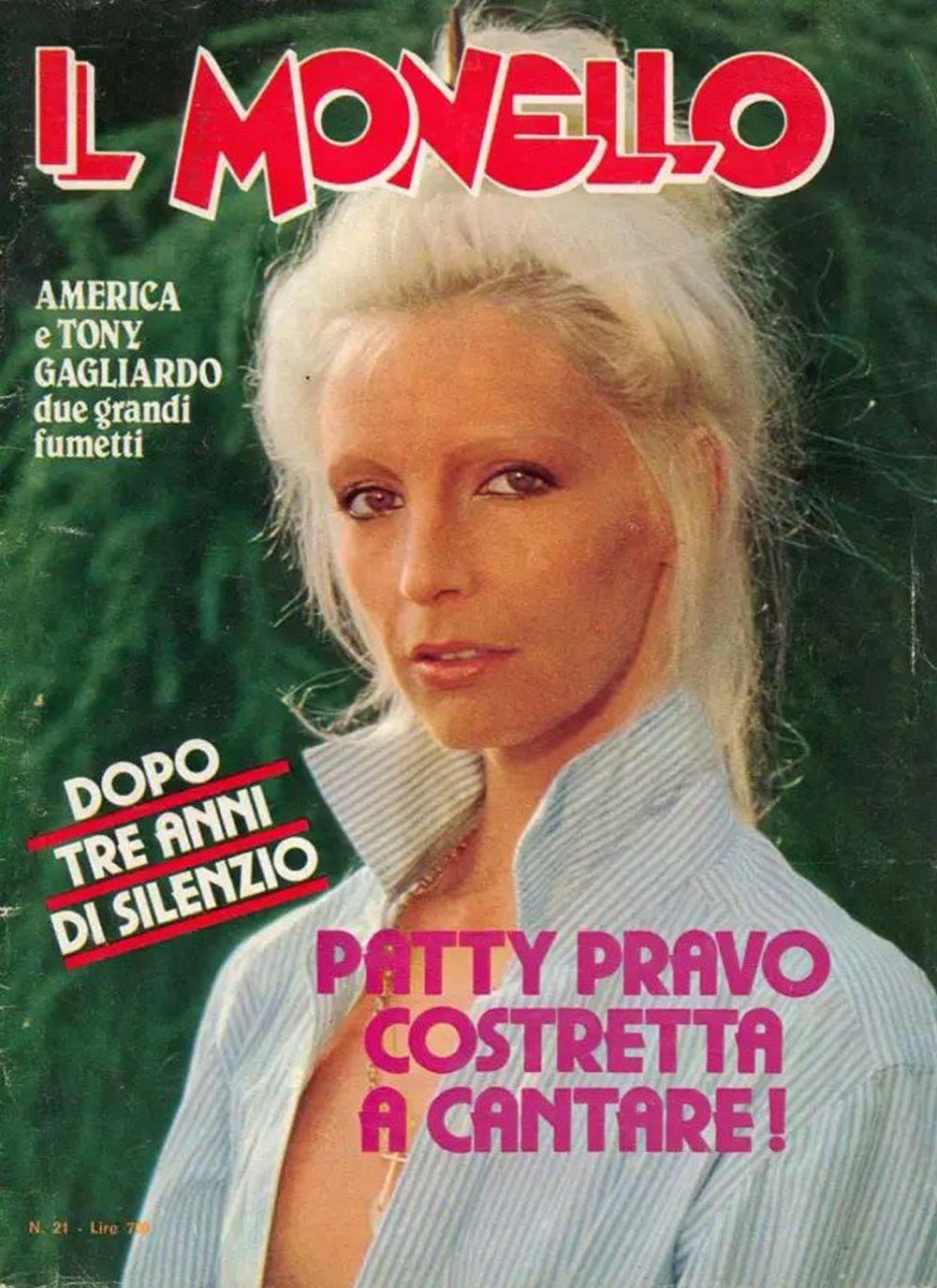 IL MONELLO magazine side cover Issue 21 22 May 1982