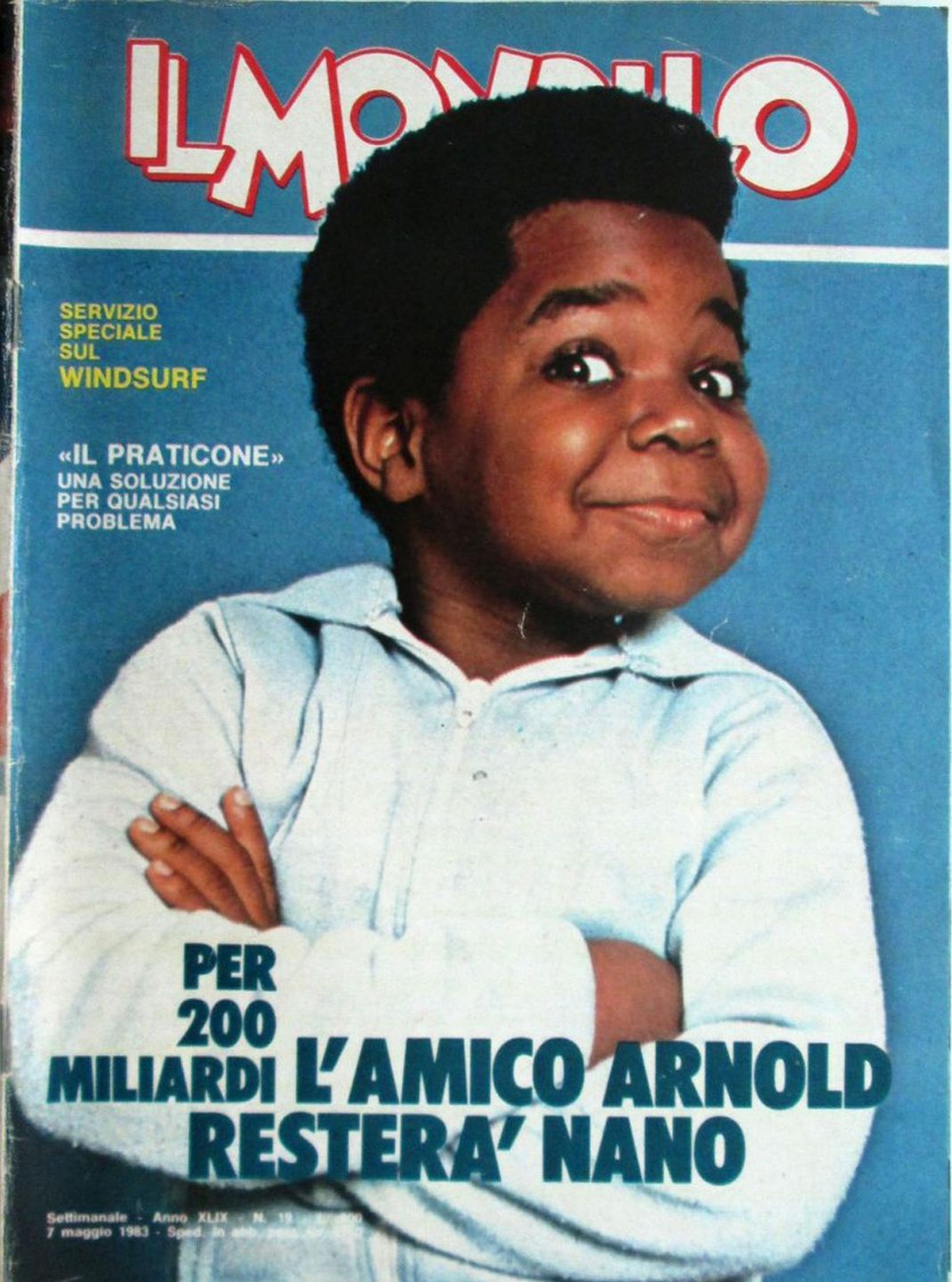 IL MONELLO magazine side cover Issue 19 7 May 1983