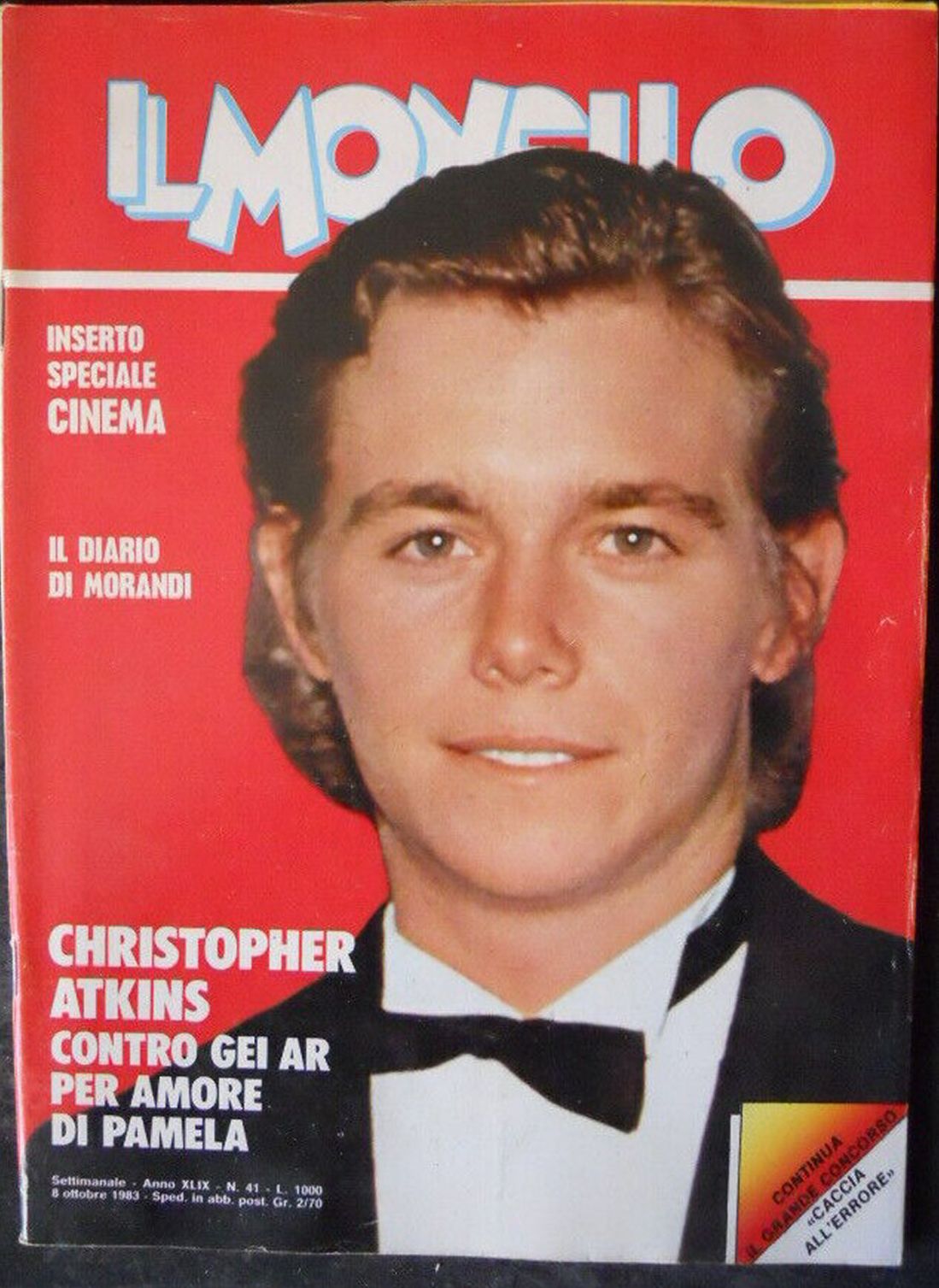 IL MONELLO magazine side cover Issue 41 8 October 1983