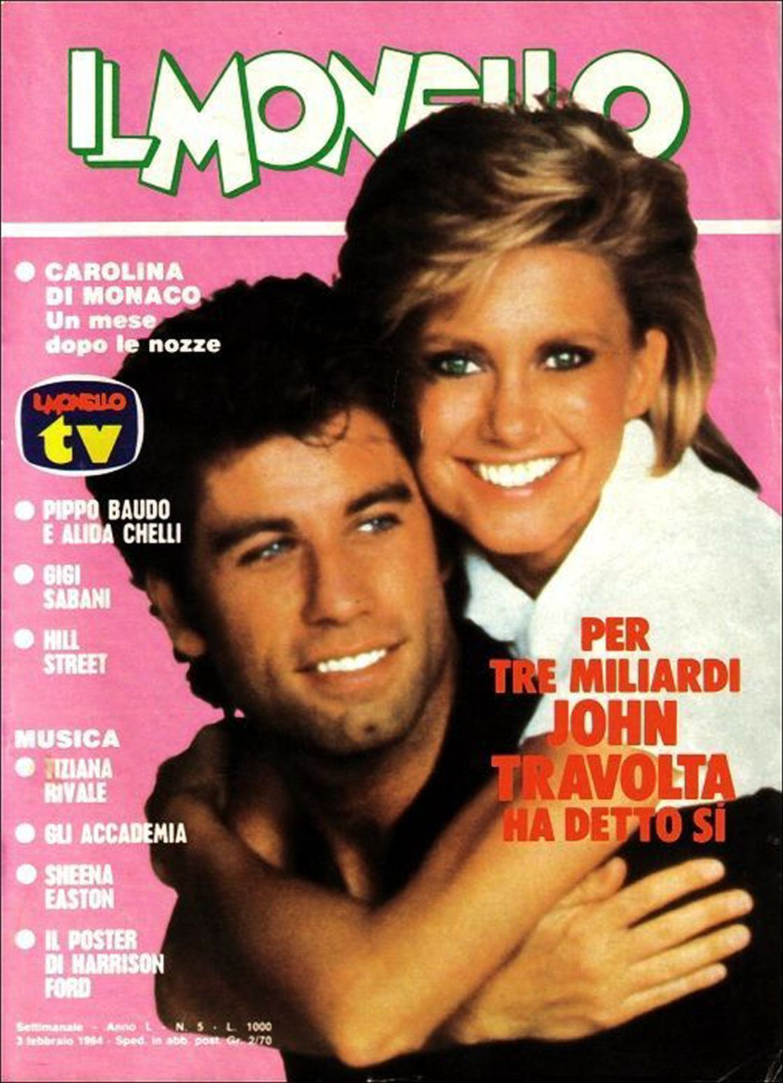 IL MONELLO magazine side cover 5 February 1984