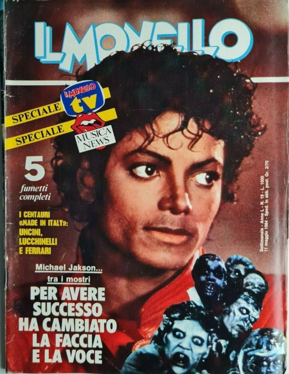 IL MONELLO magazine side cover Issue 19 11 May 1984