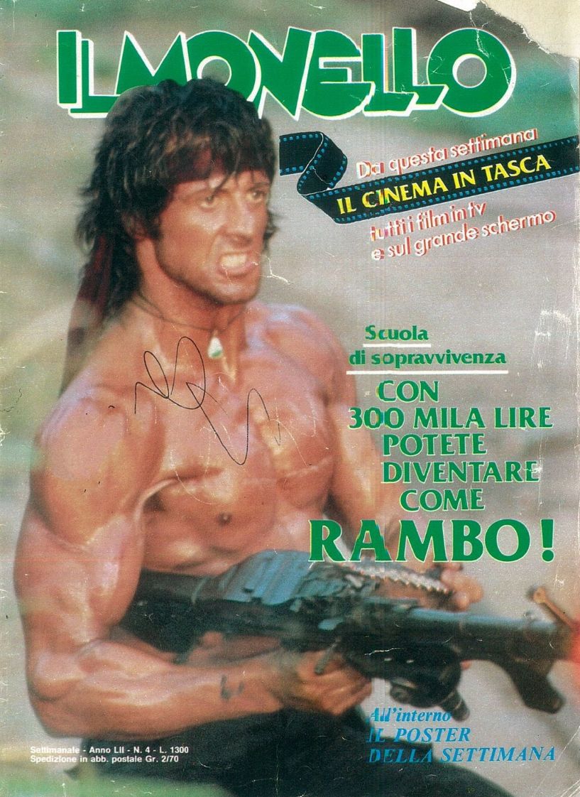 IL MONELLO magazine side cover Issue 4 24 January 1986