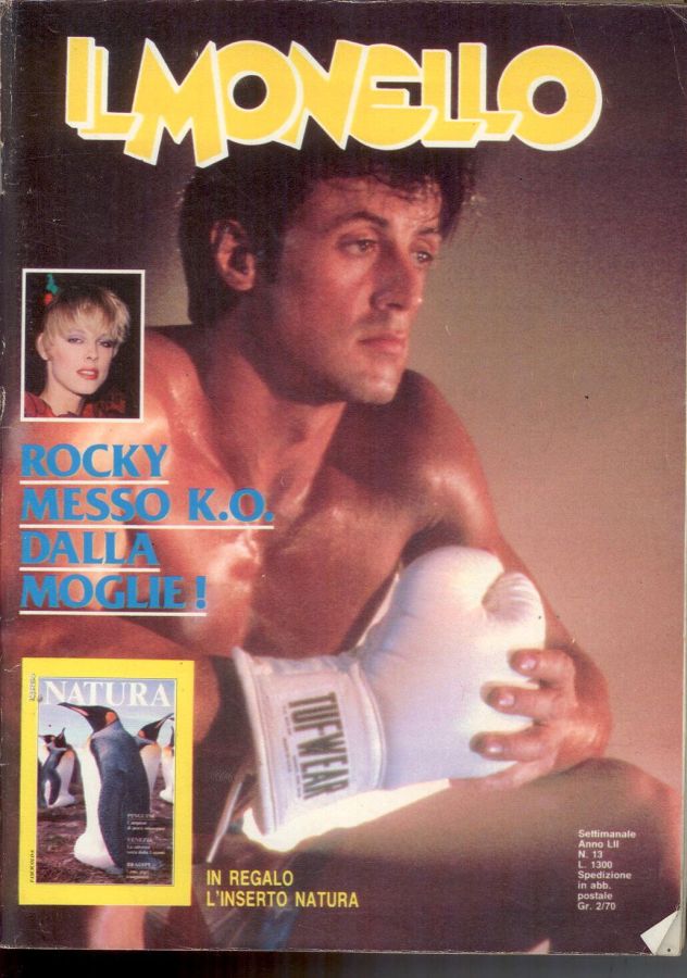 IL MONELLO magazine side cover Issue 13 28 March 1986