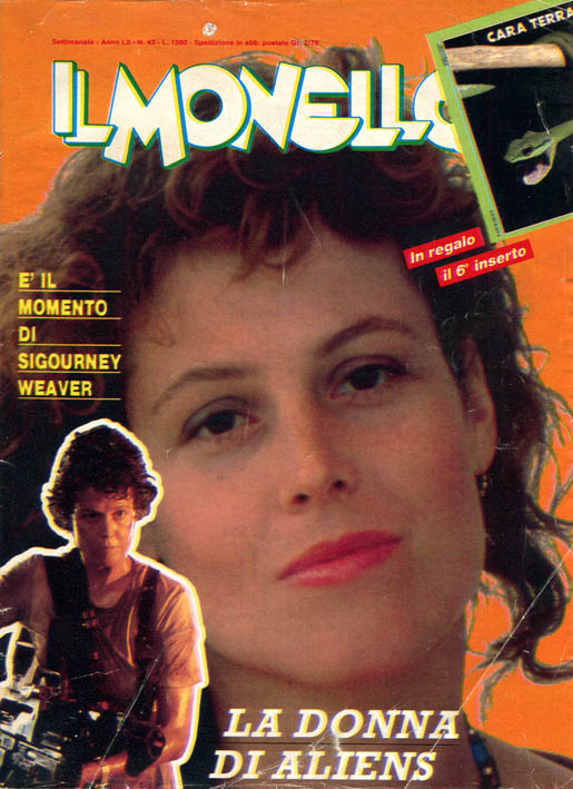 IL MONELLO magazine side cover Issue 43 24 October 1986