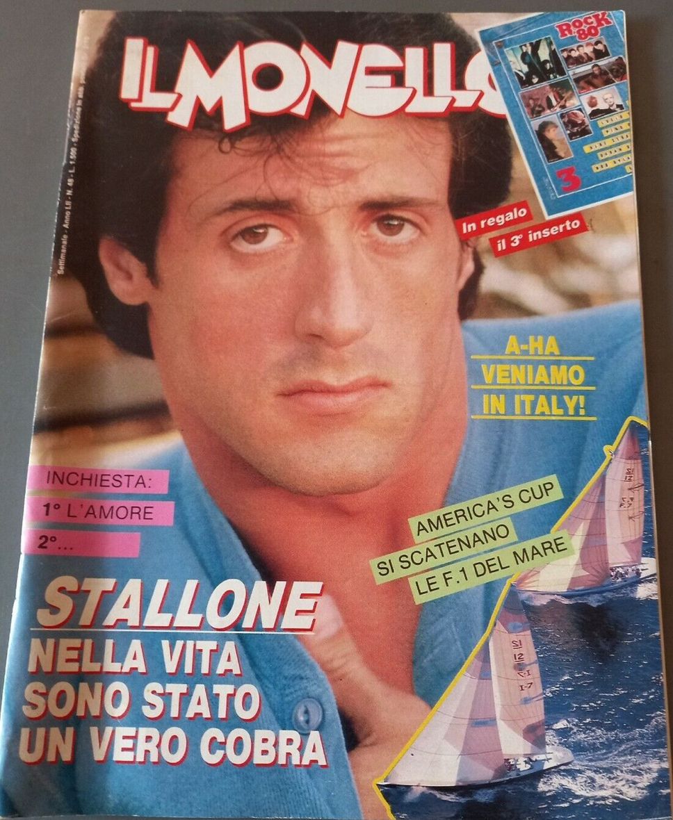 IL MONELLO magazine side cover Issue 48   1986