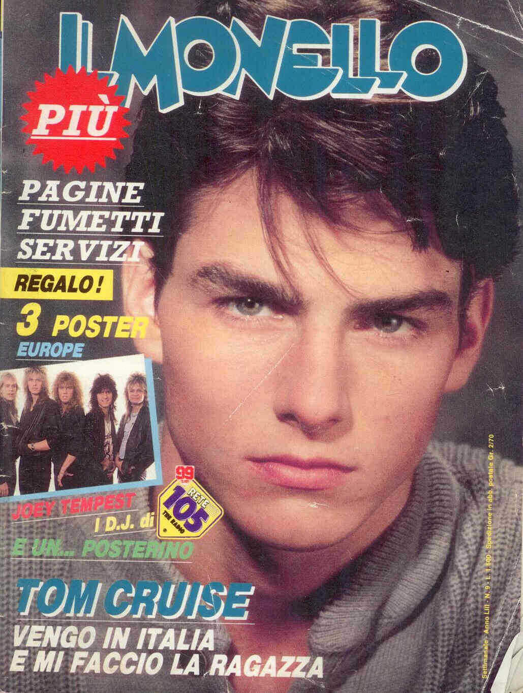 IL MONELLO magazine side cover Issue 9 27 February 1987