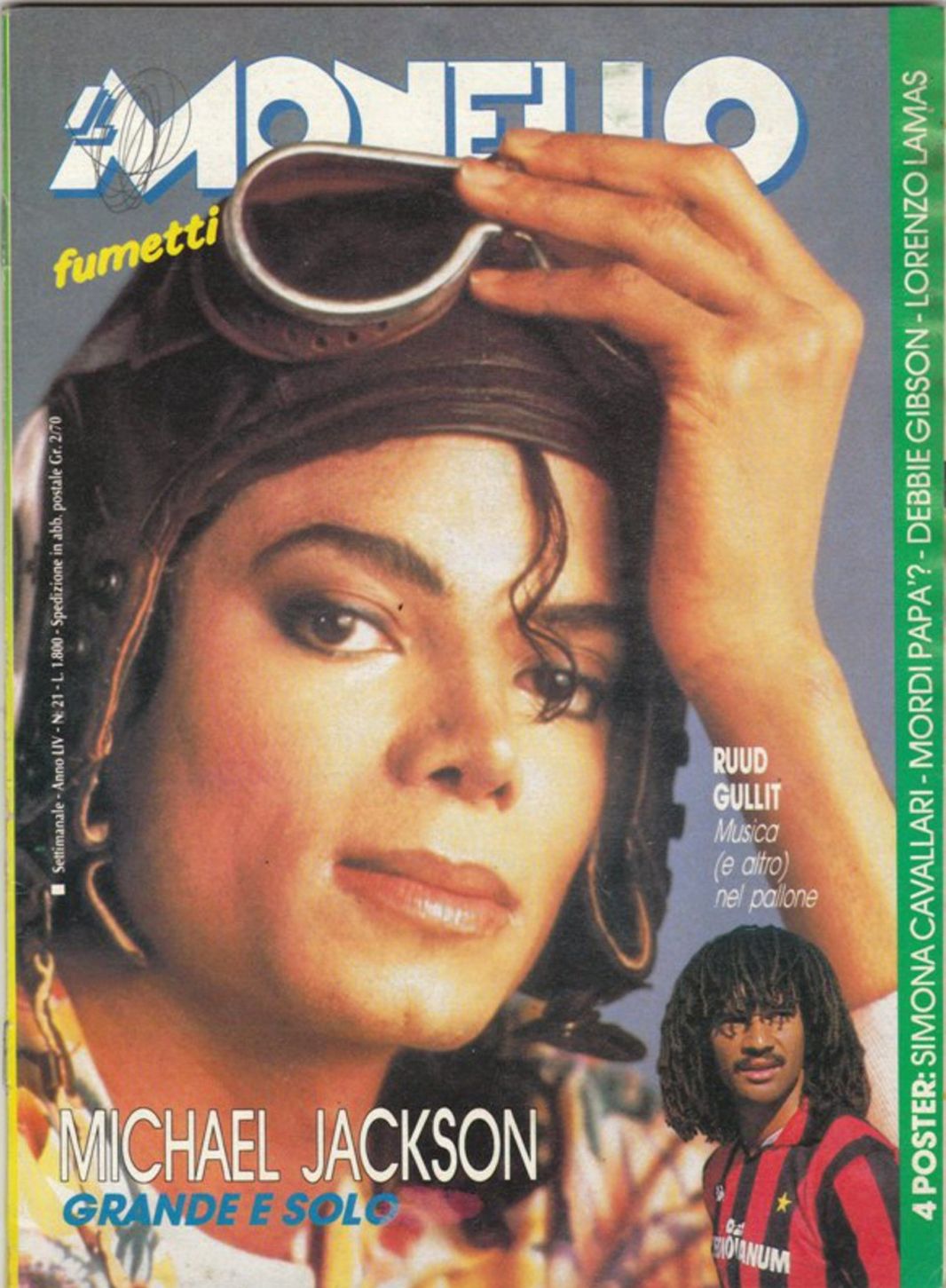 IL MONELLO magazine side cover Issue 21 27 May 1988