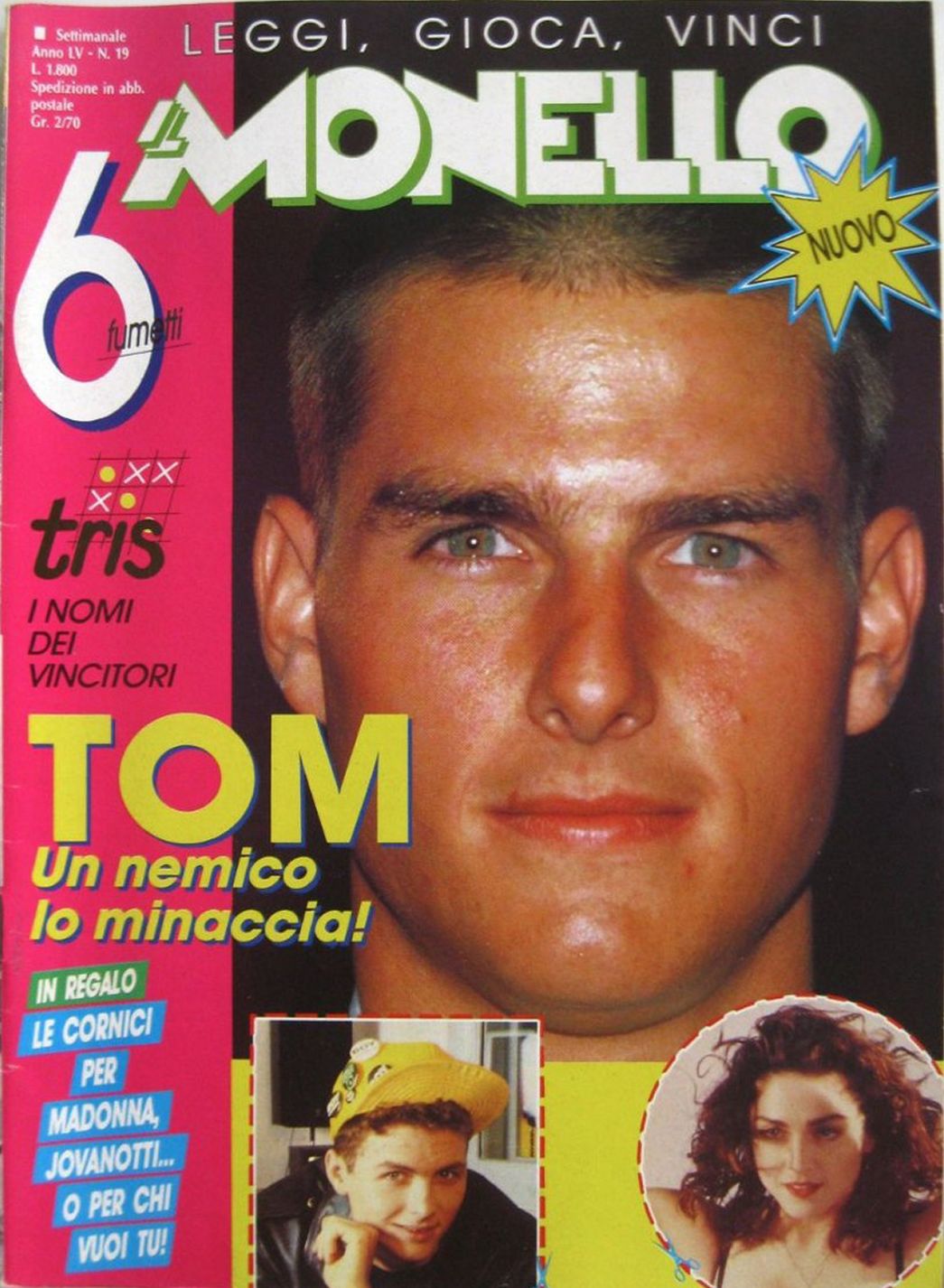 IL MONELLO magazine side cover Issue 19 12 May 1989