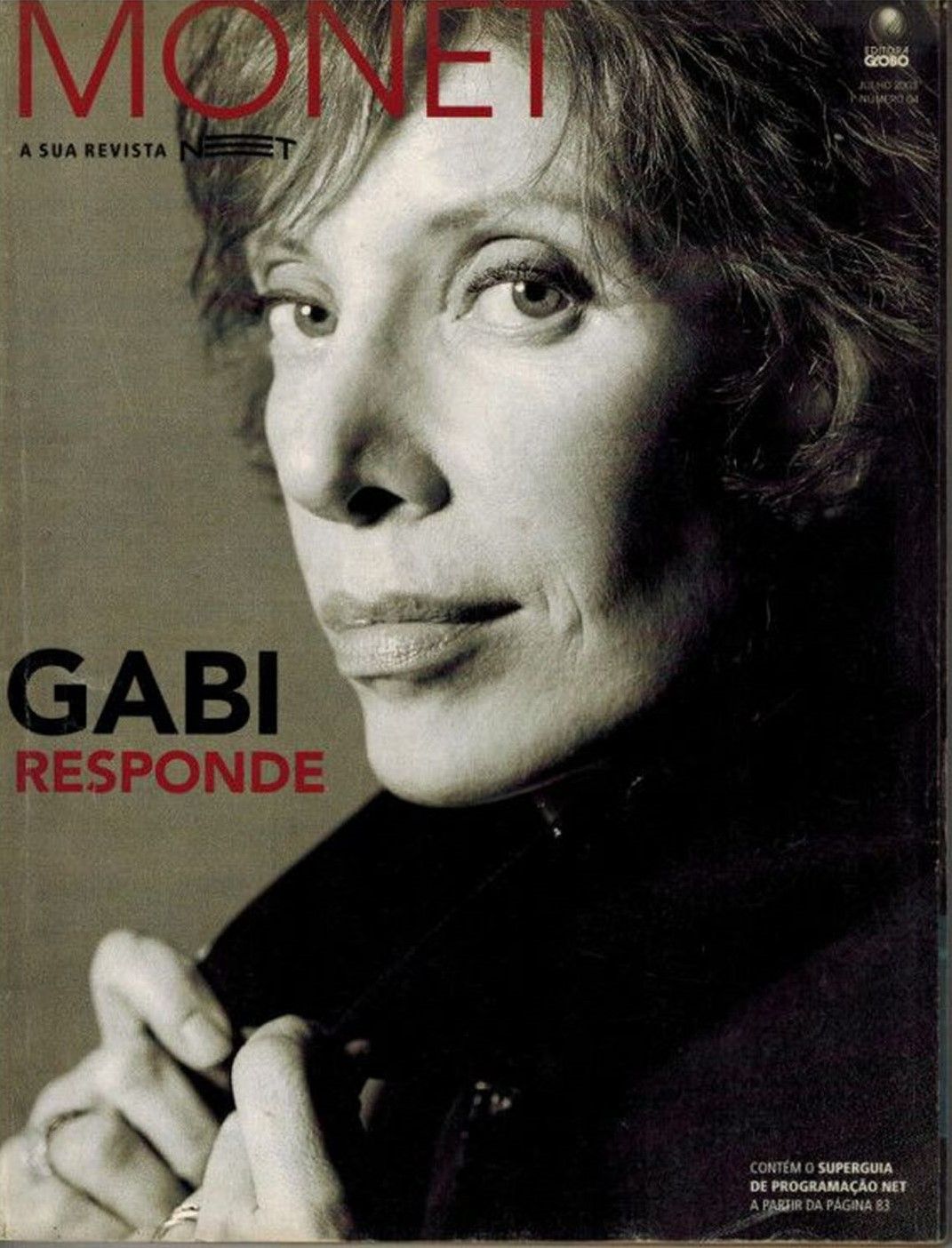 MONET magazine side cover Issue 4  July 2003