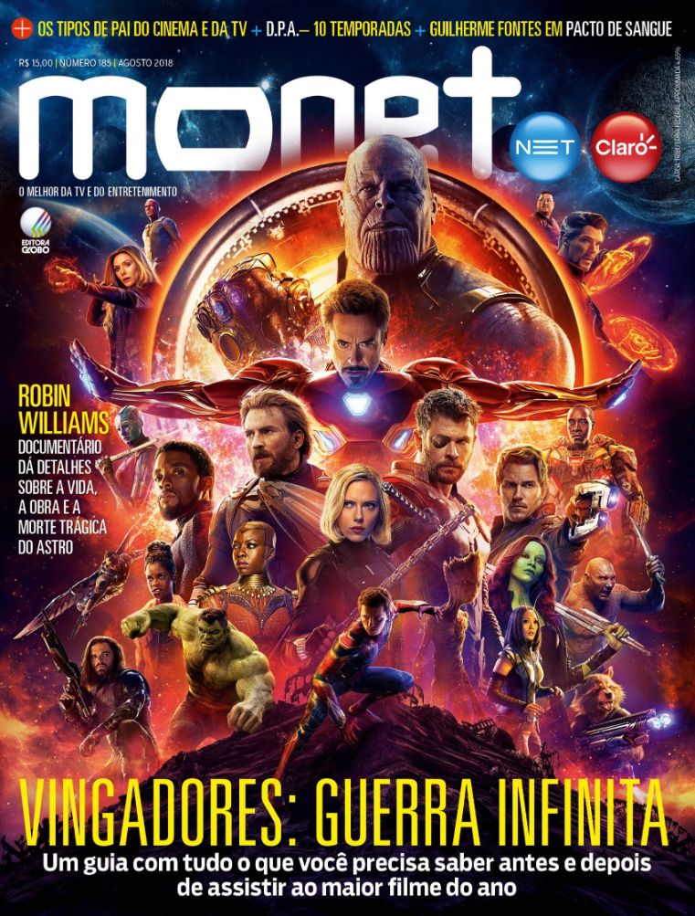 MONET magazine side cover Issue 185  August 2018