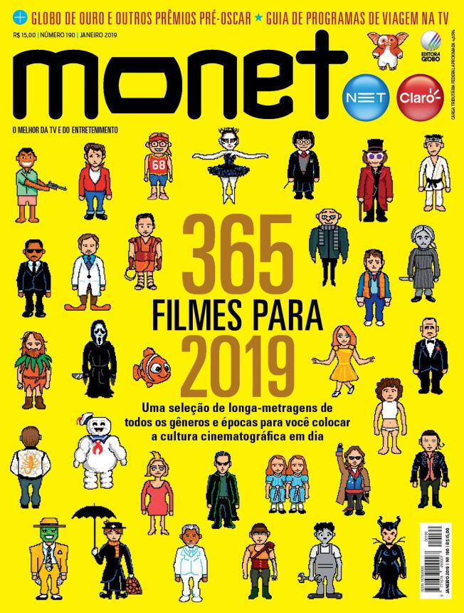 MONET magazine side cover Issue 190  January 2019