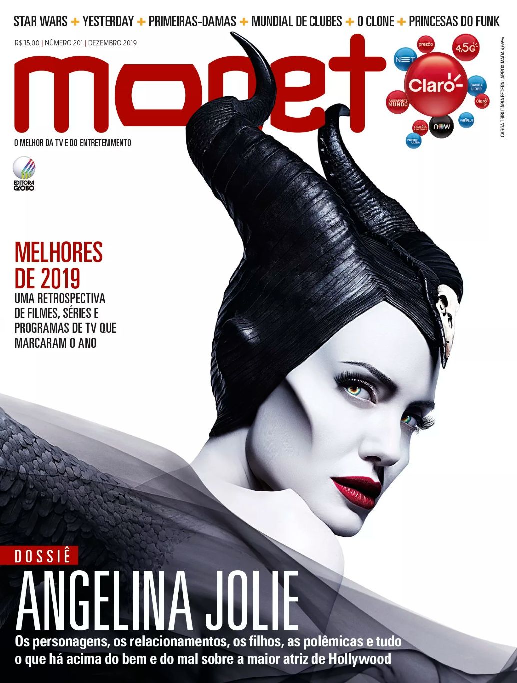 MONET magazine side cover Issue 201  December 2019