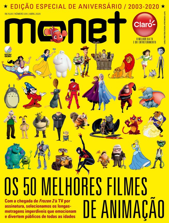 MONET magazine side cover Issue 205  April 2020