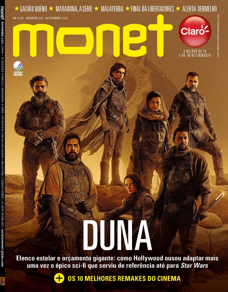 MONET magazine side cover Issue 224  November 2021
