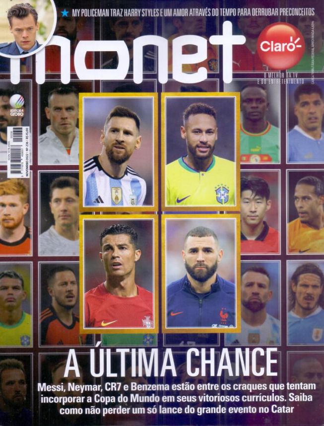 MONET magazine side cover Issue 236  November 2022