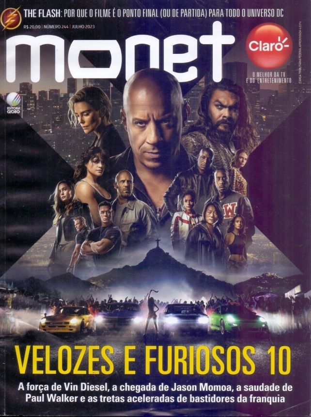 MONET magazine side cover Issue 244  July 2023