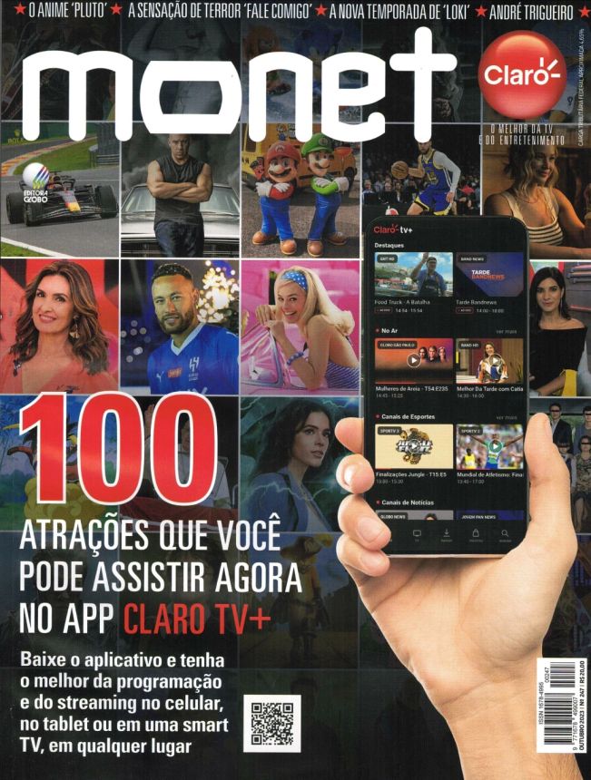 MONET magazine side cover Issue 247  October 2023