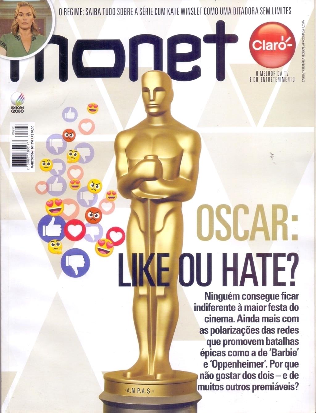 MONET magazine side cover Issue 252  March 2024