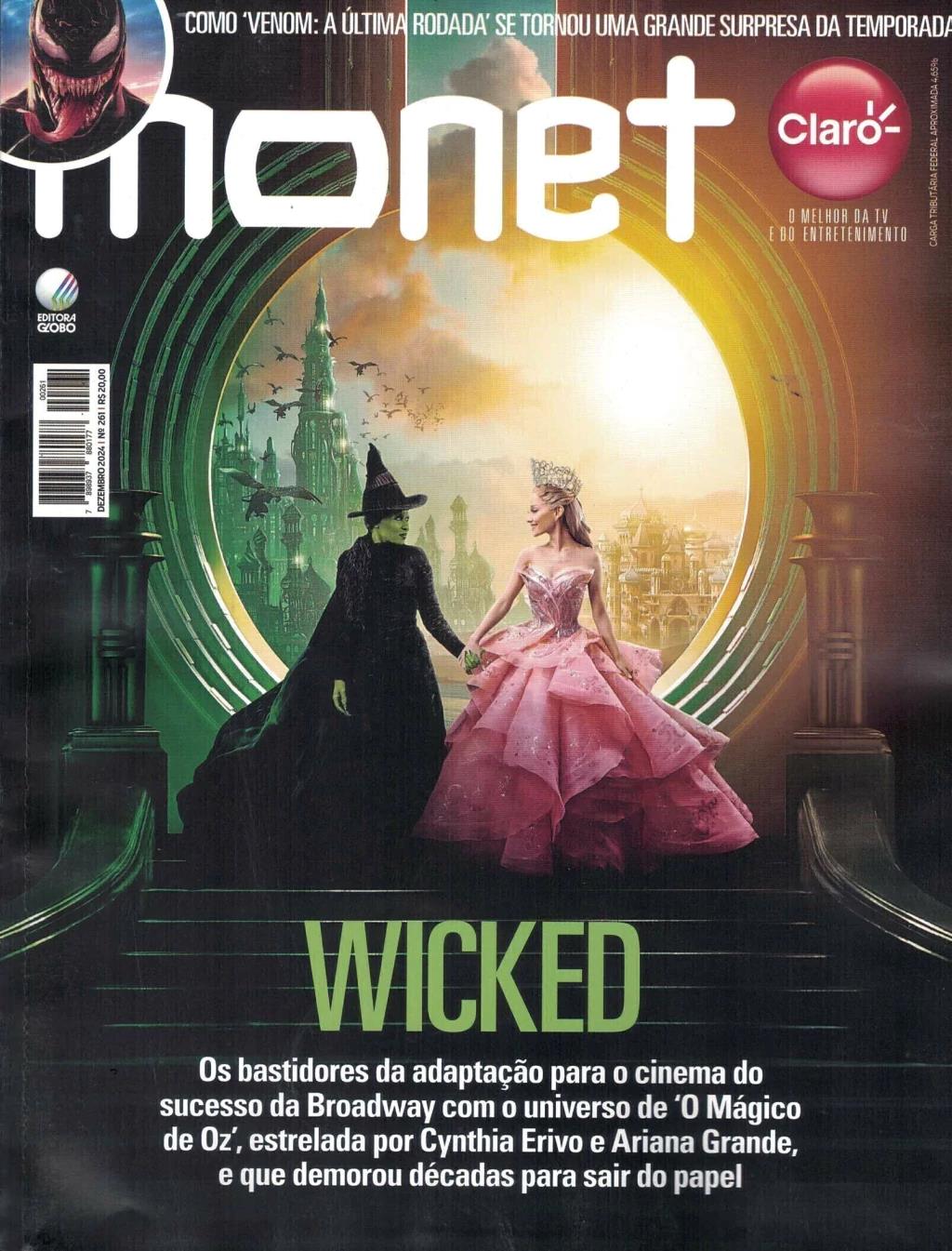 MONET magazine side cover Issue 261  December 2024