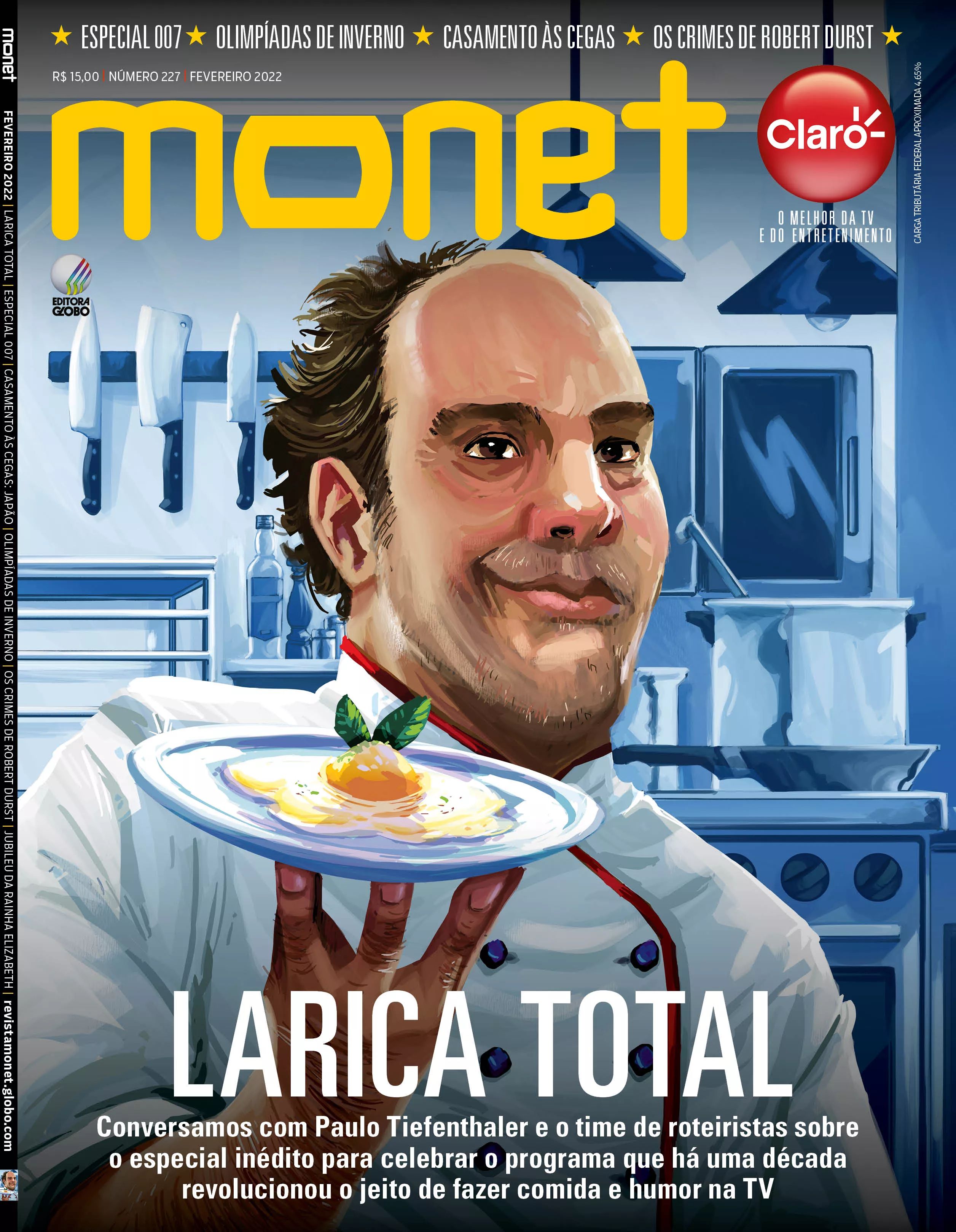 MONET magazine side cover Issue 227  February 2022