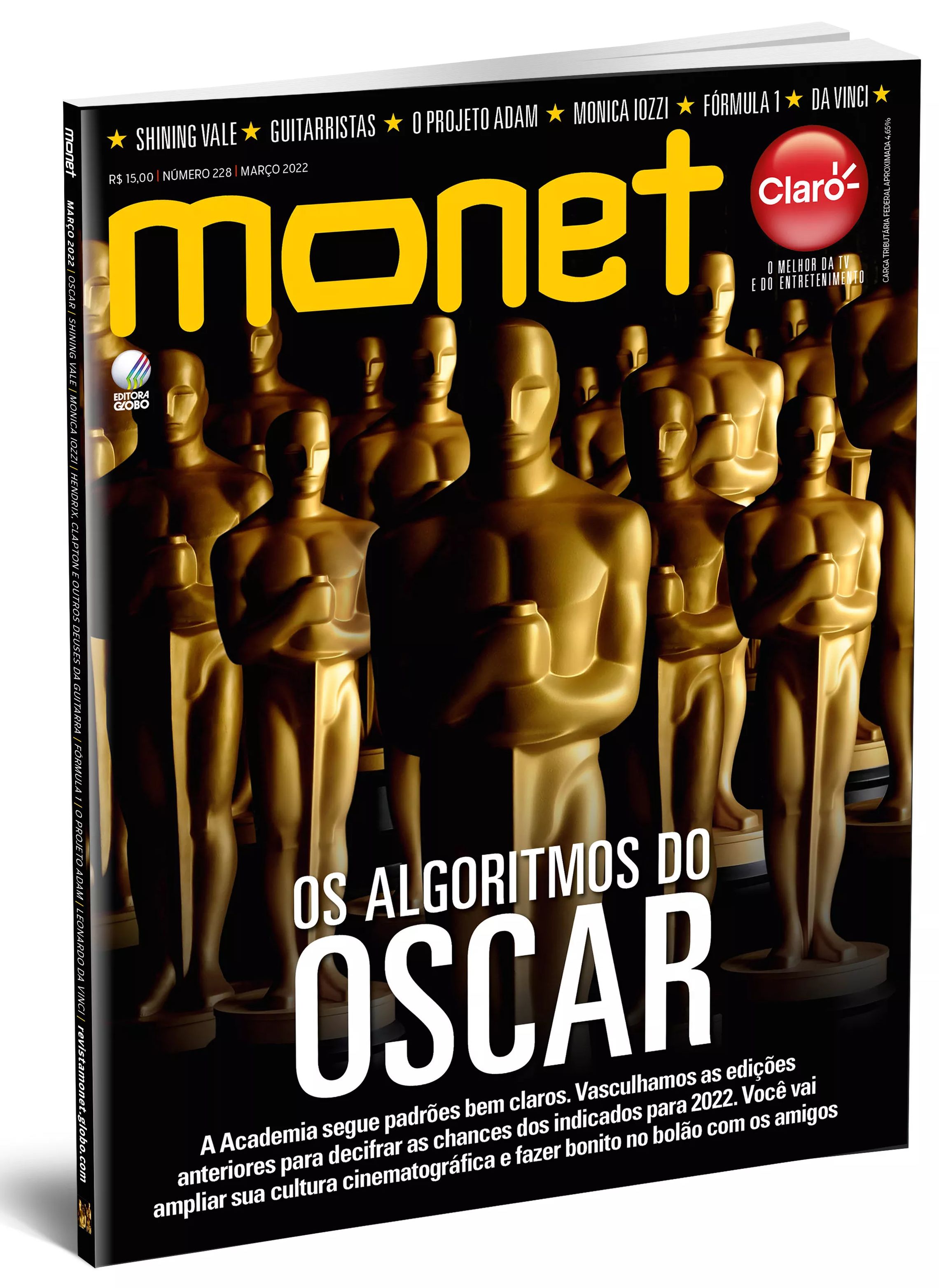 MONET magazine side cover Issue 228  March 2022