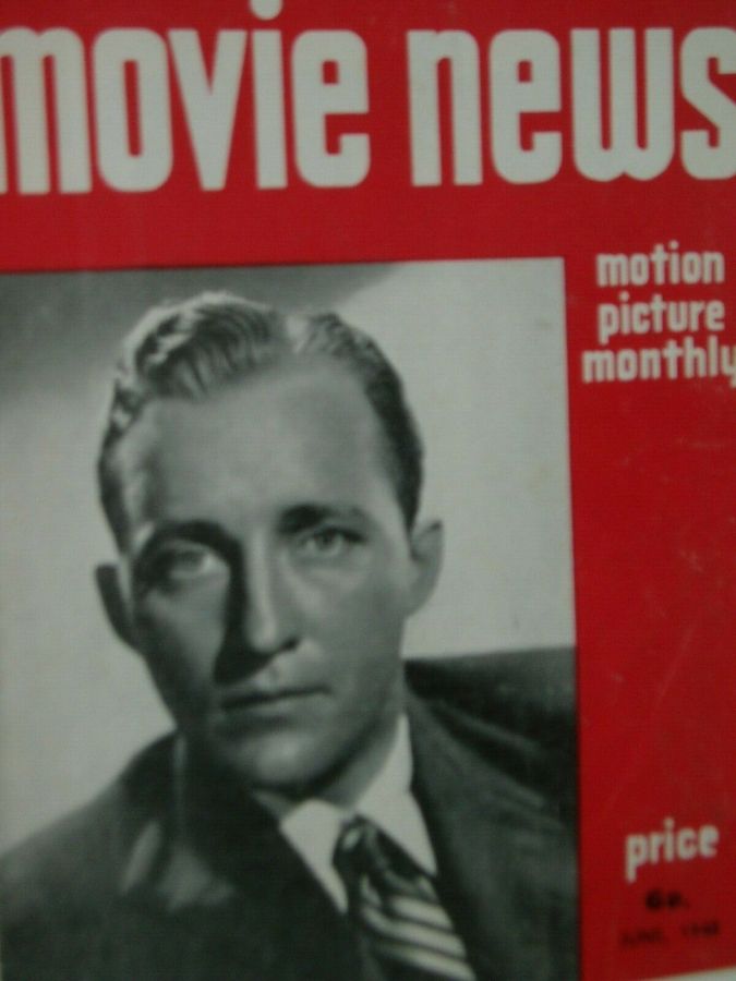 MOVIE NEWS (UK) magazine side cover  June 1948