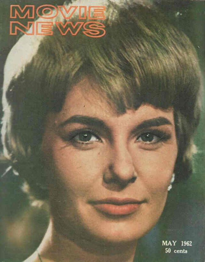 MOVIE NEWS magazine side cover  May 1962