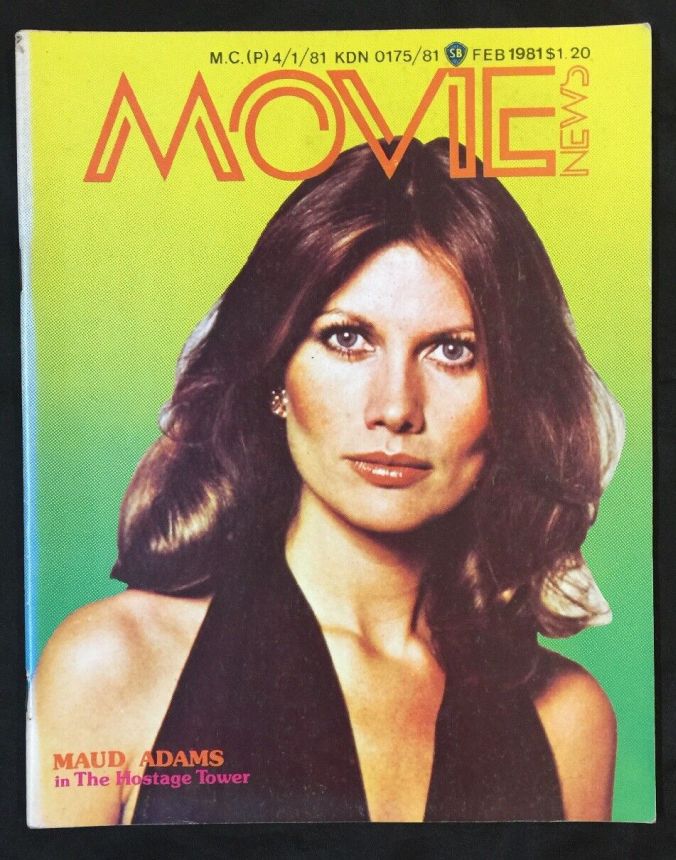 MOVIE NEWS magazine side cover  February 1981