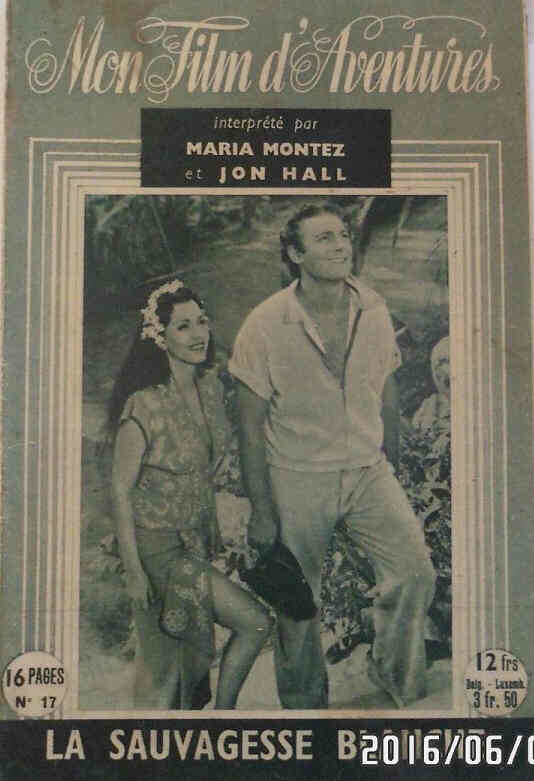 MON FILM D AVENTURES magazine side cover Issue 17  