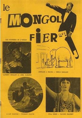 LE MONGOL FIER magazine side cover Issue 1   